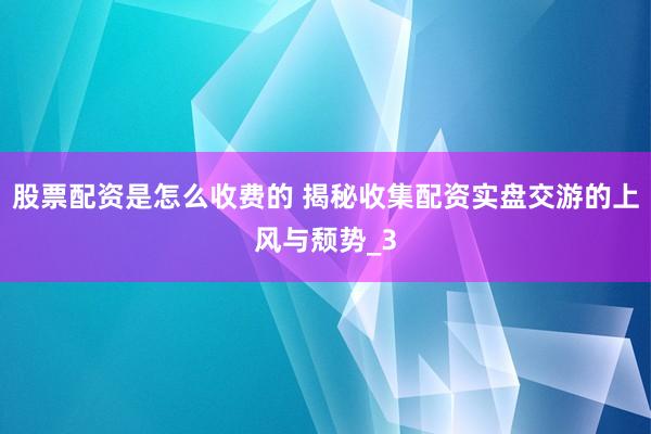 股票配资是怎么收费的 揭秘收集配资实盘交游的上风与颓势_3